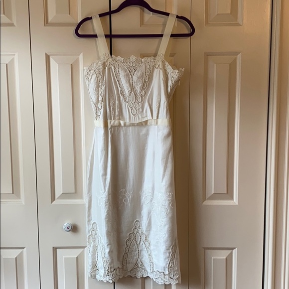 Rachel Roy white eyelet dress sz 4 - Picture 2 of 5